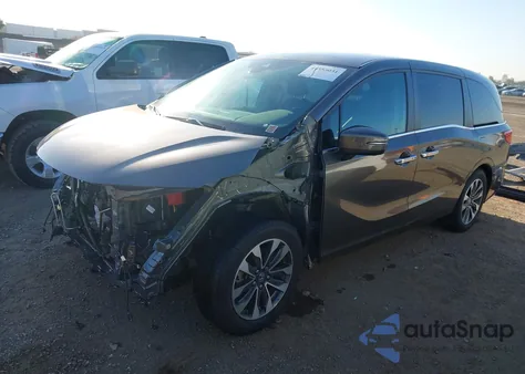 2022 Honda Odyssey Ex-L z USA, uszkodzony, nr VIN 5FNRL6H73NB065033